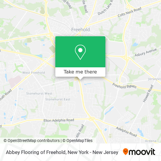 Mapa de Abbey Flooring of Freehold