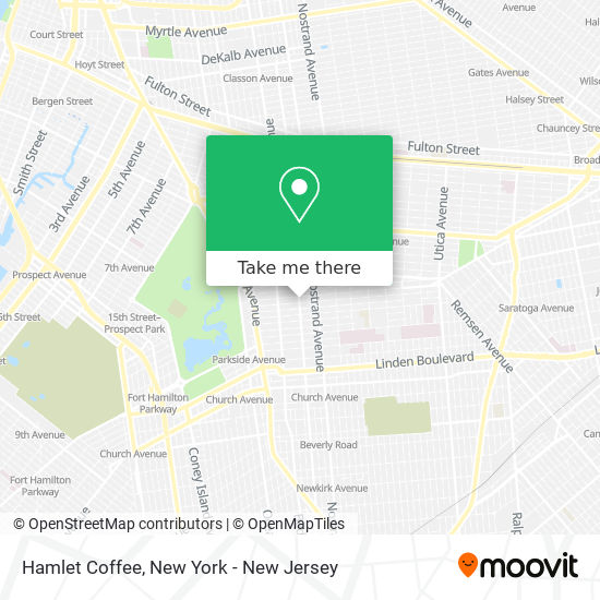 Hamlet Coffee map