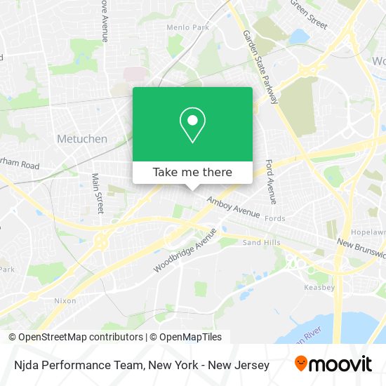 Njda Performance Team map