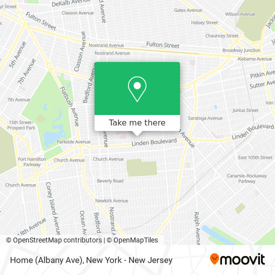 Mapa de Home (Albany Ave)