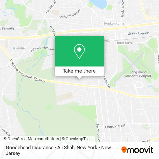 Goosehead Insurance - Ali Shah map