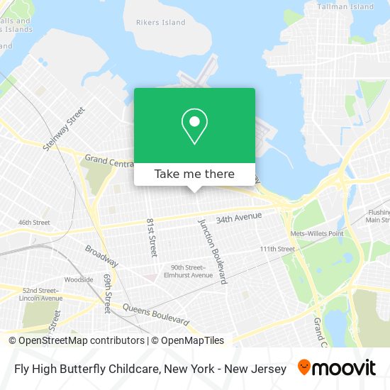 Fly High Butterfly Childcare map