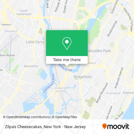 Zilpa's Cheesecakes map