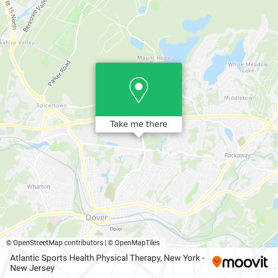 Mapa de Atlantic Sports Health Physical Therapy