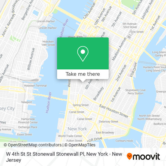 Mapa de W 4th St St Stonewall Stonewall Pl