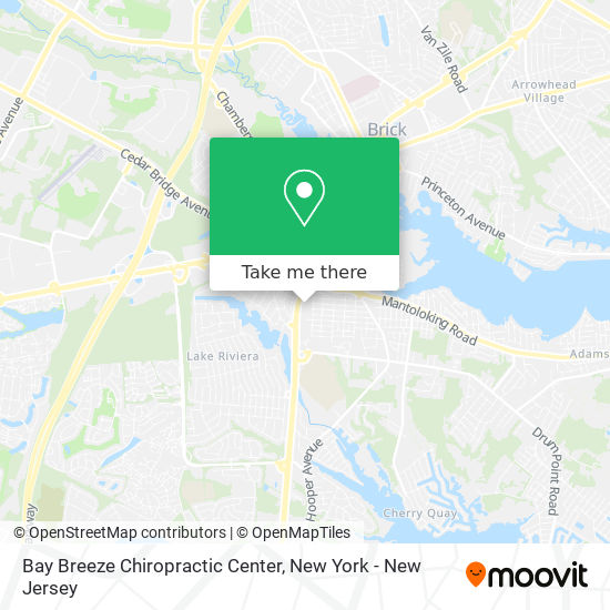 Bay Breeze Chiropractic Center map