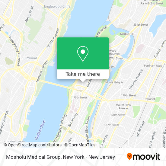 Mapa de Mosholu Medical Group