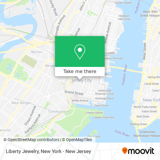 Liberty Jewelry map