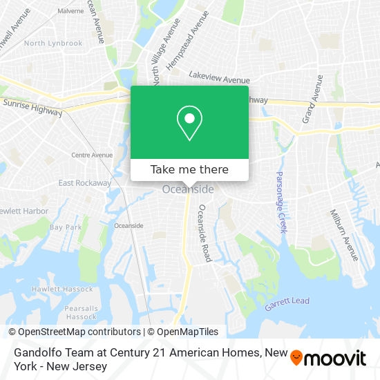 Mapa de Gandolfo Team at Century 21 American Homes