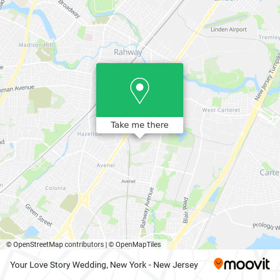 Your Love Story Wedding map