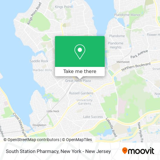Mapa de South Station Pharmacy