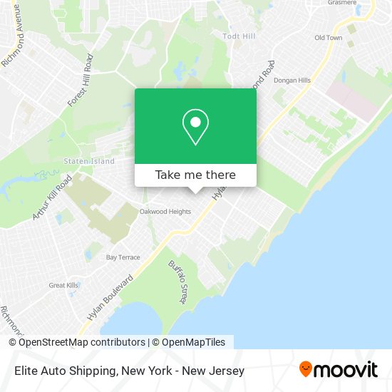 Elite Auto Shipping map