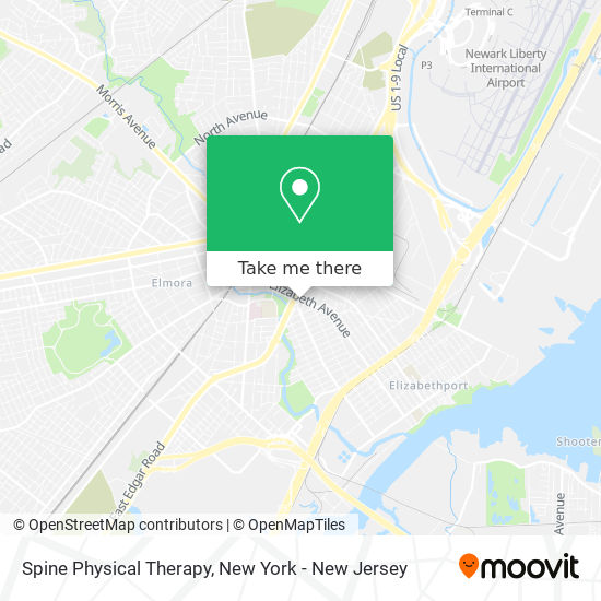 Spine Physical Therapy map