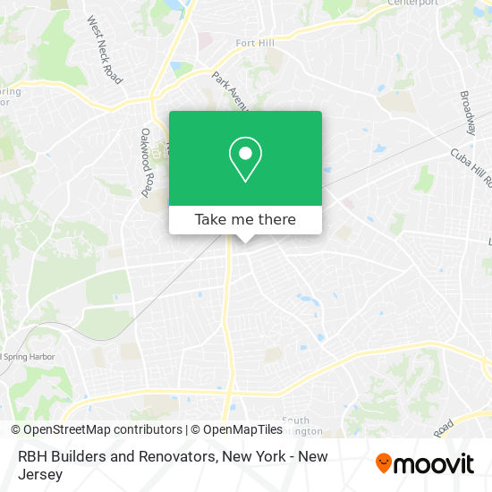 RBH Builders and Renovators map