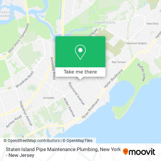 Staten Island Pipe Maintenance Plumbing map