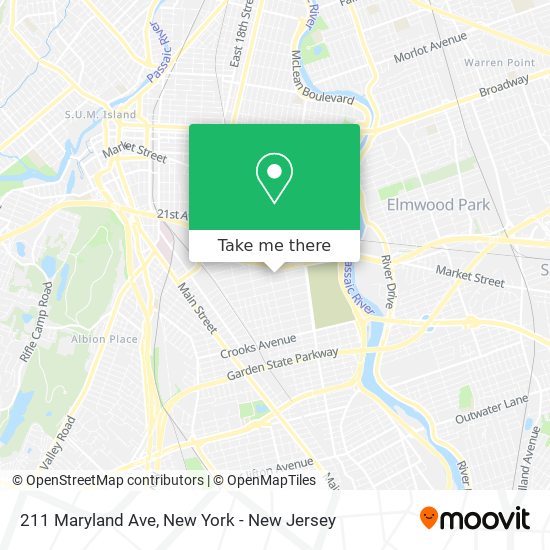 211 Maryland Ave map