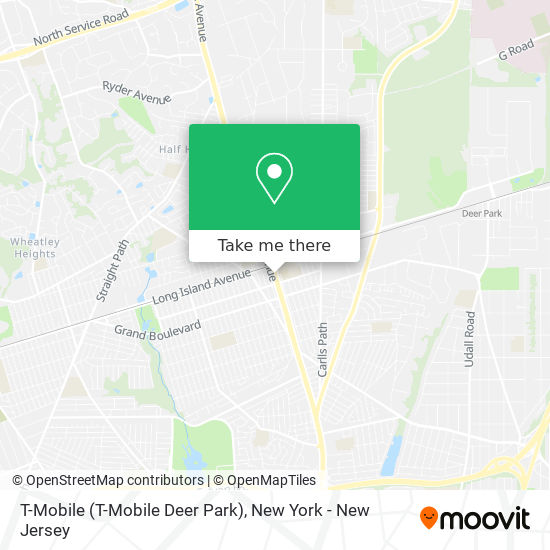 Mapa de T-Mobile (T-Mobile Deer Park)