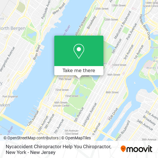 Nycaccident Chiropractor Help You Chiropractor map