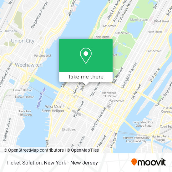 Mapa de Ticket Solution