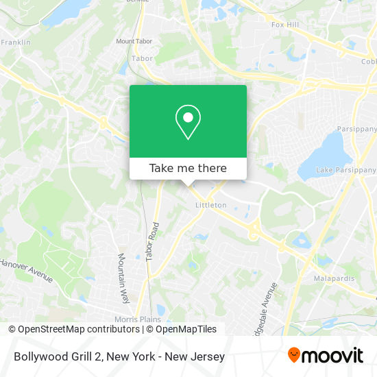 Mapa de Bollywood Grill 2