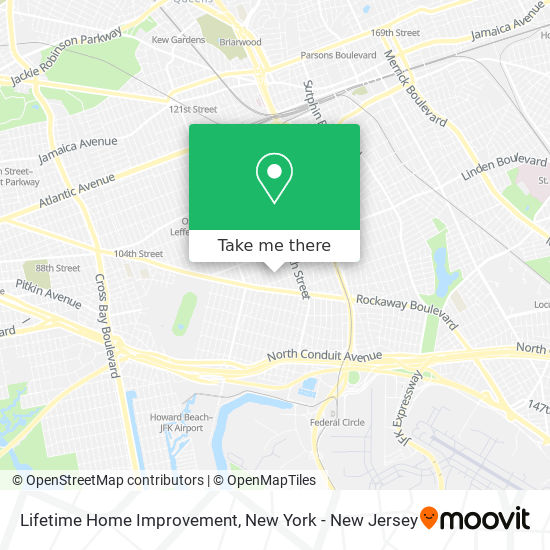 Lifetime Home Improvement map