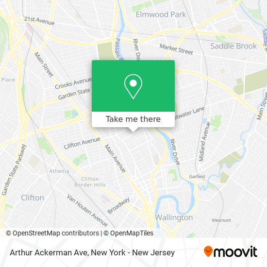 Mapa de Arthur Ackerman Ave