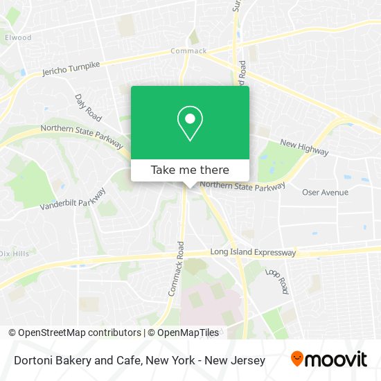 Dortoni Bakery and Cafe map