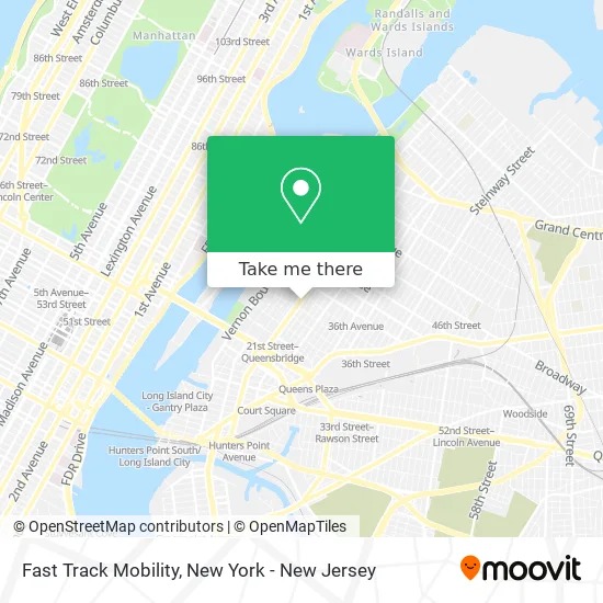 Fast Track Mobility map