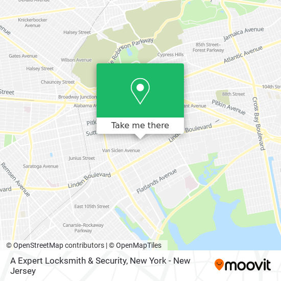 Mapa de A Expert Locksmith & Security