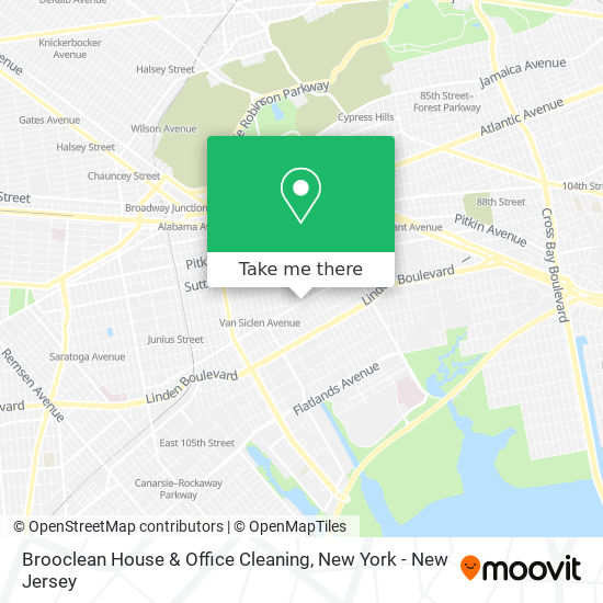 Mapa de Brooclean House & Office Cleaning