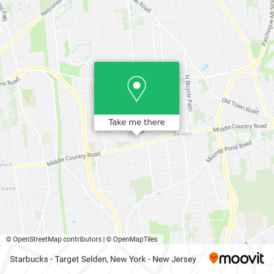 Starbucks - Target Selden map