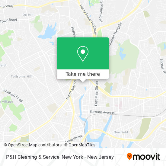 Mapa de P&H Cleaning & Service