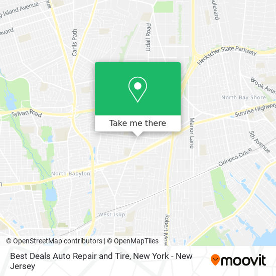 Best Deals Auto Repair and Tire map