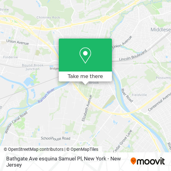 Mapa de Bathgate Ave esquina Samuel Pl