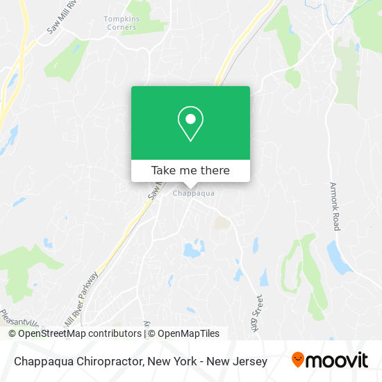 Chappaqua Chiropractor map