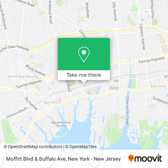 Mapa de Moffitt Blvd & Buffalo Ave