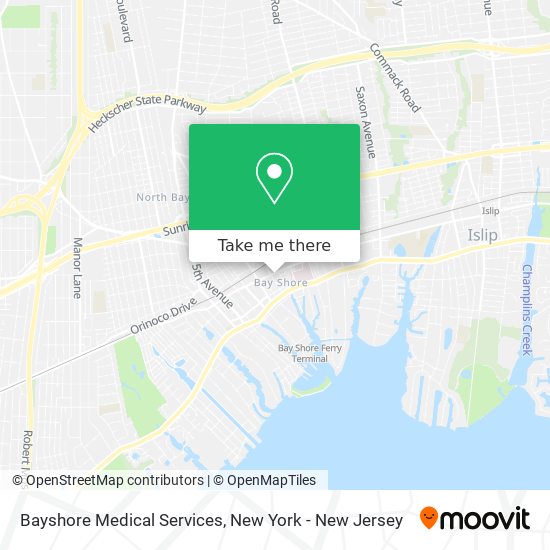 Mapa de Bayshore Medical Services