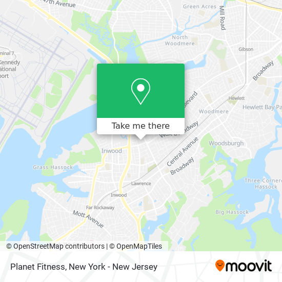 Planet Fitness map