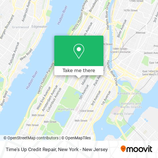 Mapa de Time's Up Credit Repair