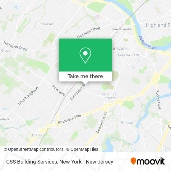 CSS Building Services map