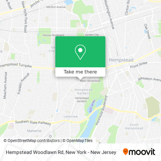 Mapa de Hempstead Woodlawn Rd