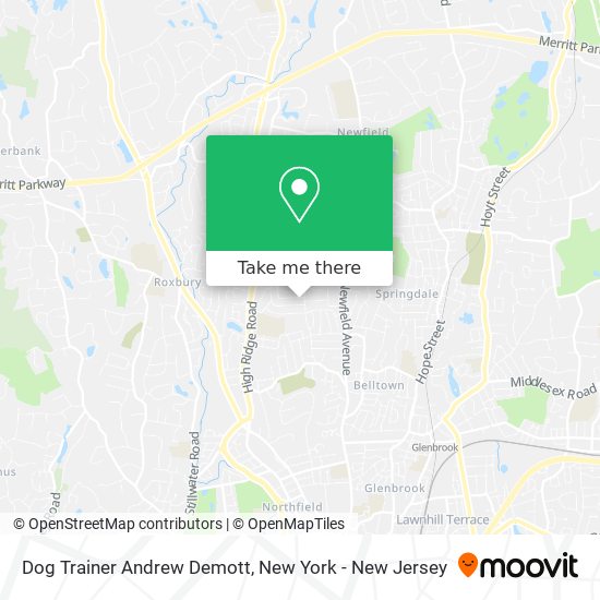 Mapa de Dog Trainer Andrew Demott