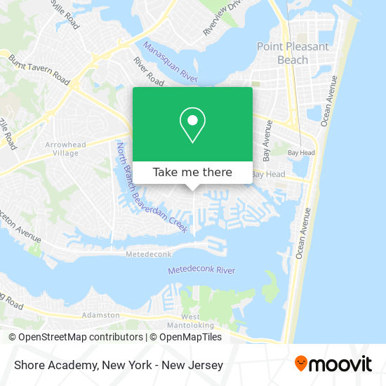 Shore Academy map