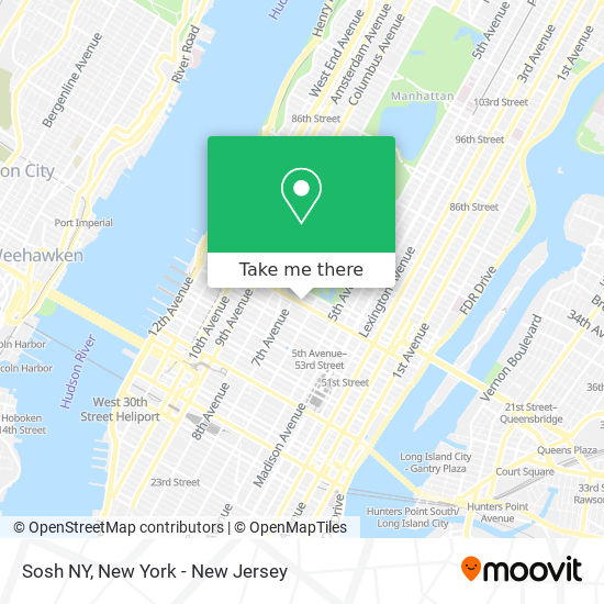 Sosh NY map