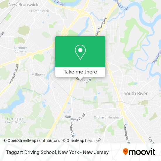 Taggart Driving School map