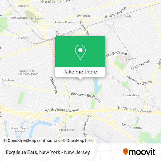 Mapa de Exquisite Eats