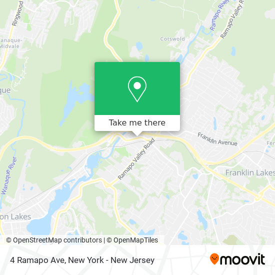 Mapa de 4 Ramapo Ave