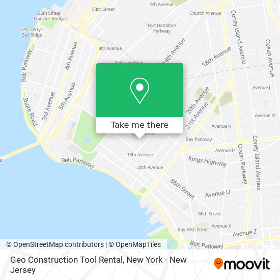 Mapa de Geo Construction Tool Rental