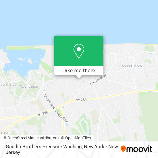 Mapa de Gaudio Brothers Pressure Washing