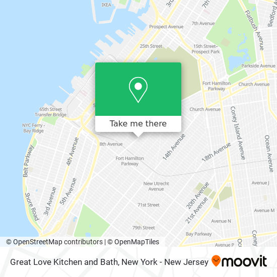 Great Love Kitchen and Bath map